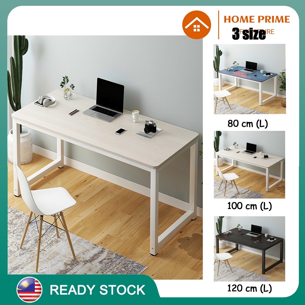HOME PRIME B20038 Meja PC Dekstop Penulisan Serbaguna dengan Perabot ...