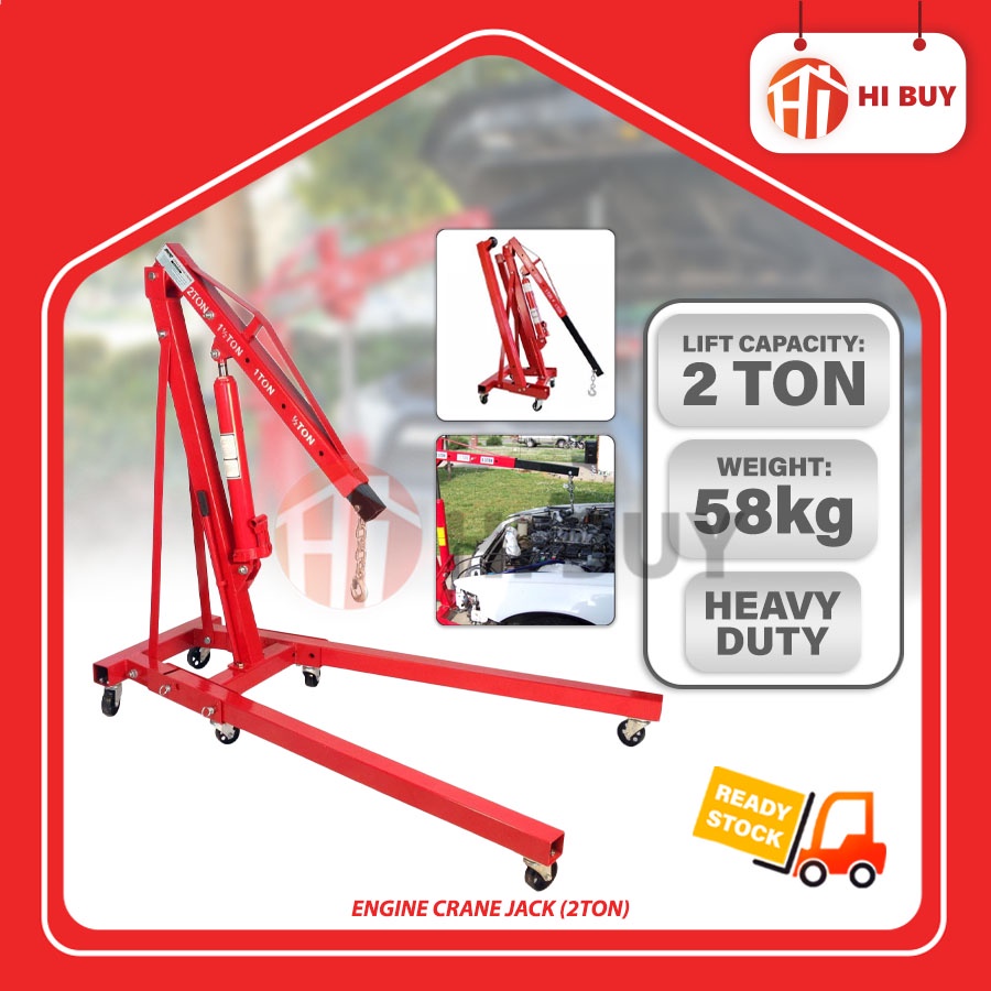 ENGINE CRANE JACK 2TON/ HEAVY DUTY/ HYDRAULIC ENGINE CRANE/ FOLDABLE