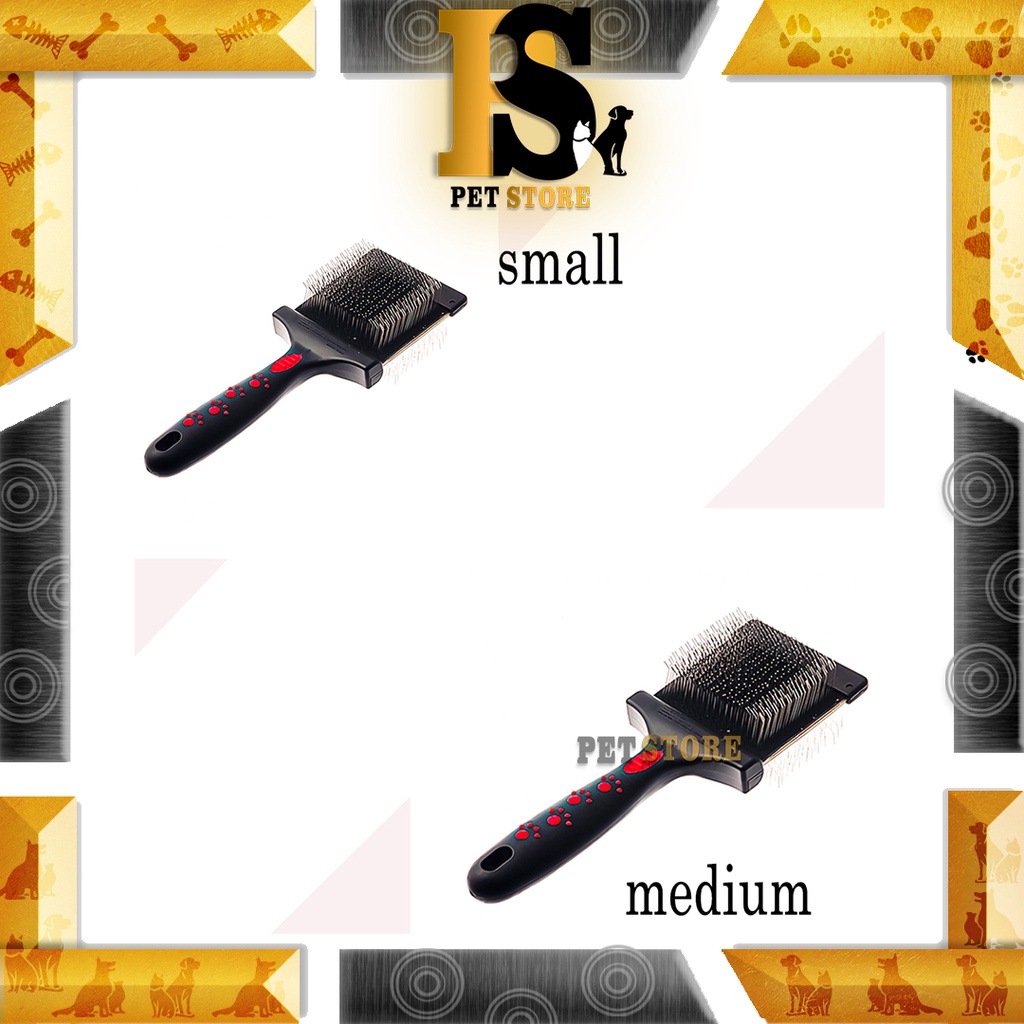 Hello Pet 2Sided Flexible Slicker Brush Grooming Tool for Cats & Dog Shopee Malaysia