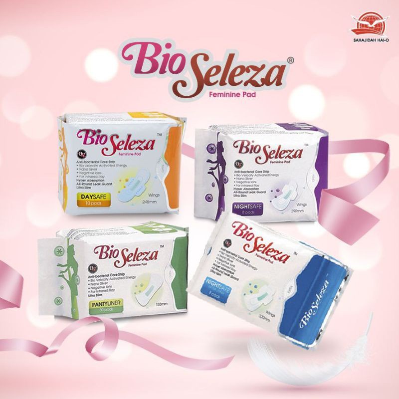 BIO SELEZA Feminine Pad Daysafe Nightsafe Pantyliner Original by