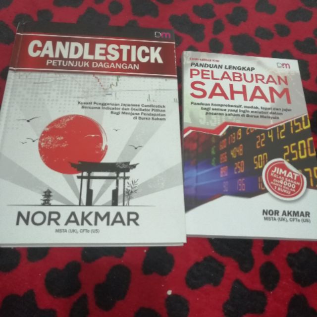 Set Kombo Buku Saham Panduan Asas Pelaburan Saham + Candlestick ...