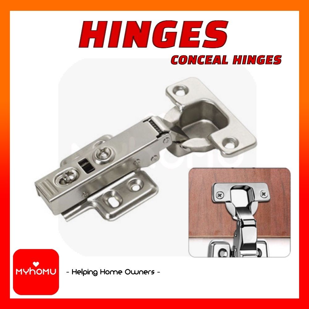 CONCEAL HINGES NORMAL/HYDRAULIC SOFT CLOSE 35MM DAPUR/PINTU