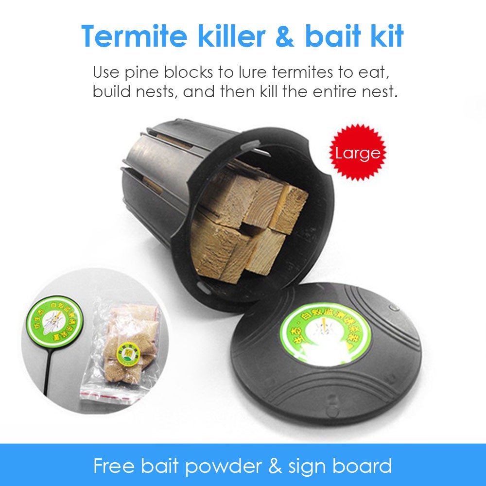 [Malaysia ready stock] Termite killer & bait kit // 灭杀白蚁引诱箱盒 | Shopee ...
