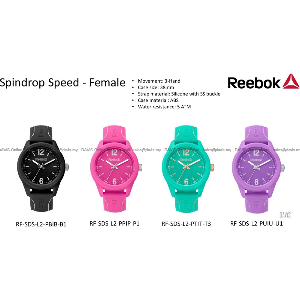 Reebok store spindrop watch