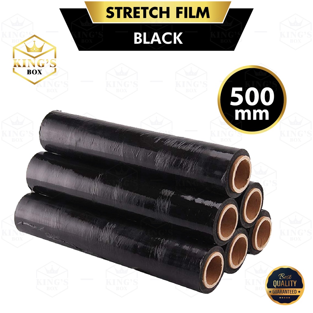 Black Stretch Film 500mm X 2.2KG Shopee Malaysia