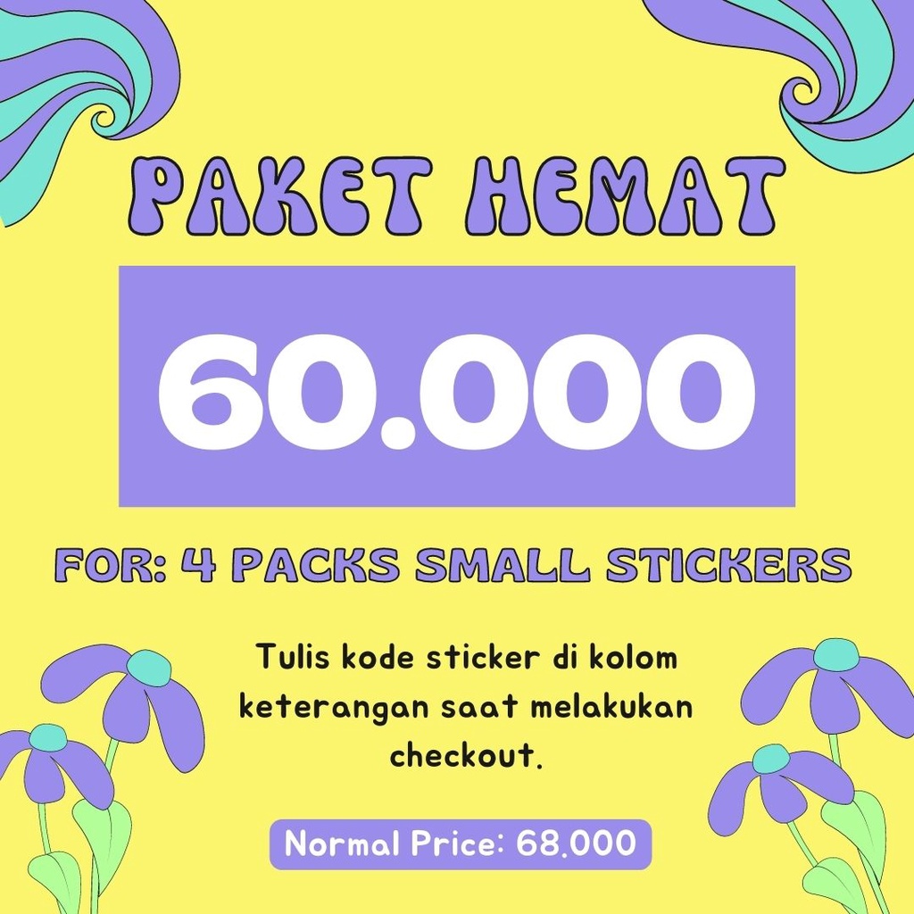 Tumblr Sticker Package 60K | Shopee Malaysia