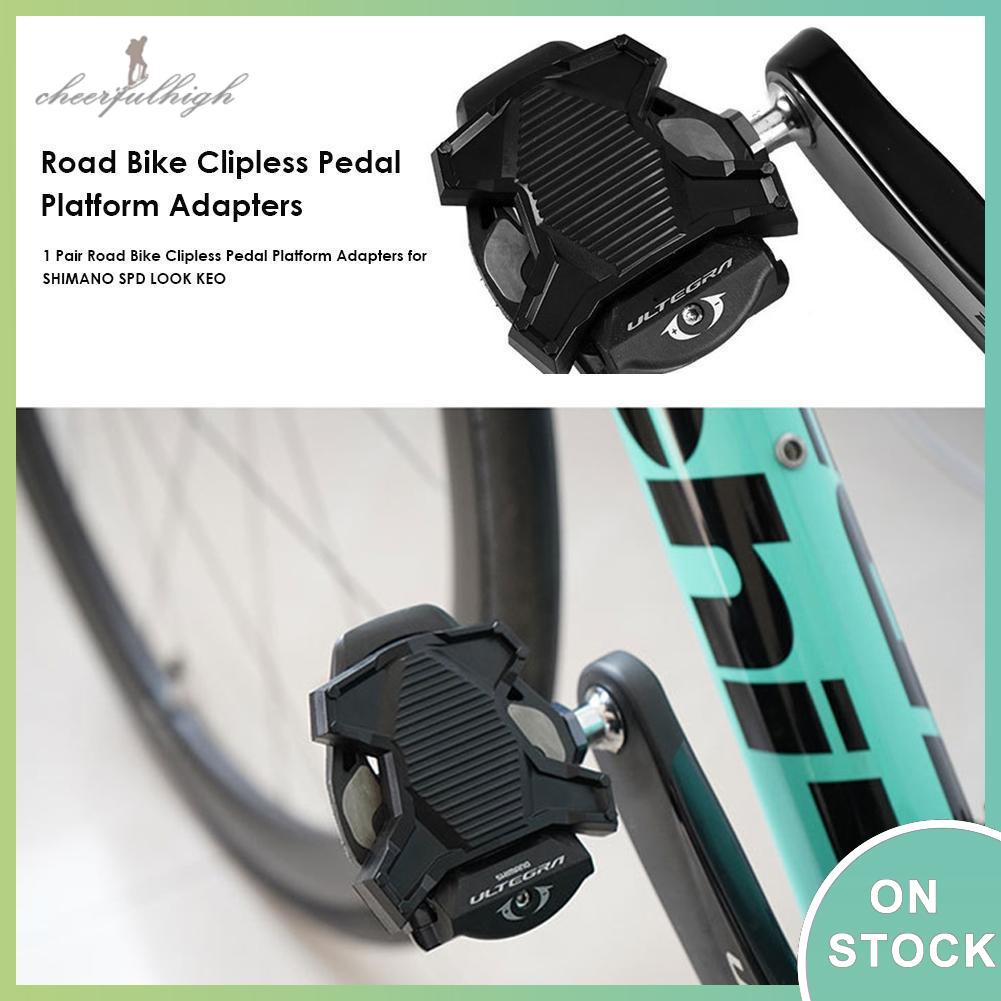 Clipless pedal hot sale flat adapter