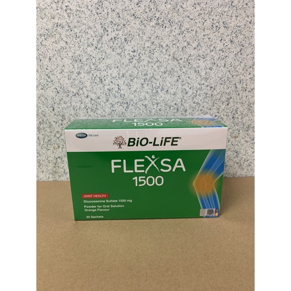 Bio-life Flexsa 1500mg 30 Sachets Orange Flavour 