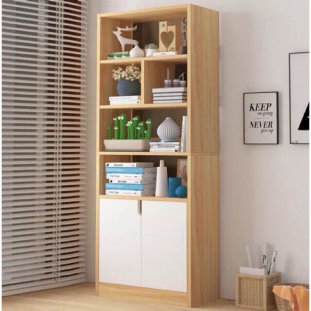 Nordic Style Book Rack Book Shelf Living Room Furniture Modern Deco Rak ...