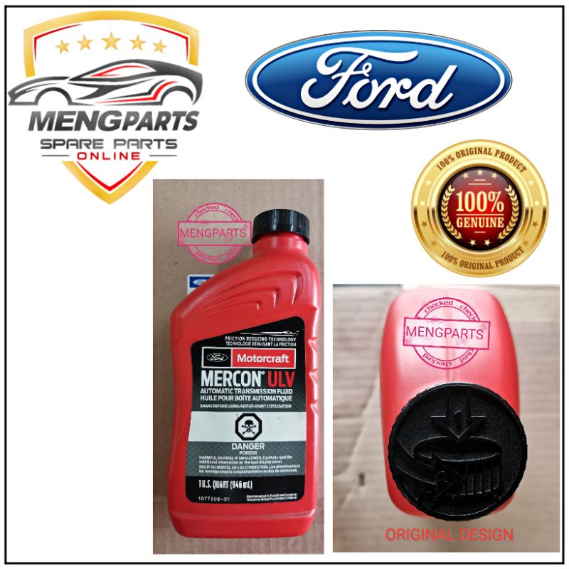 FORD MOTORCRAFT MERCON ULV (XT12QULV) AUTO TRANSMISSION FLUID / AUTO