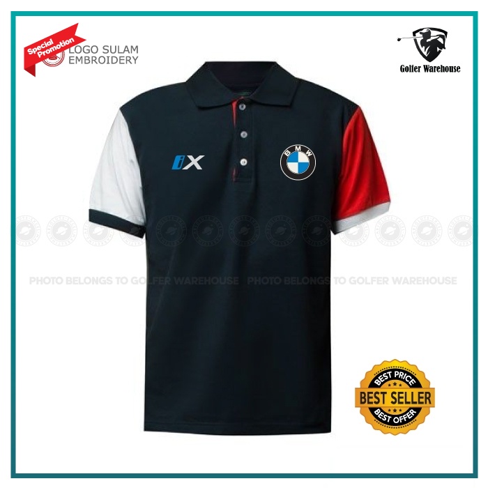 g-polo-t-shirt-sulam-bmw-ix-i4-hybrid-ev-electric-vehilce-x5-suv-sport