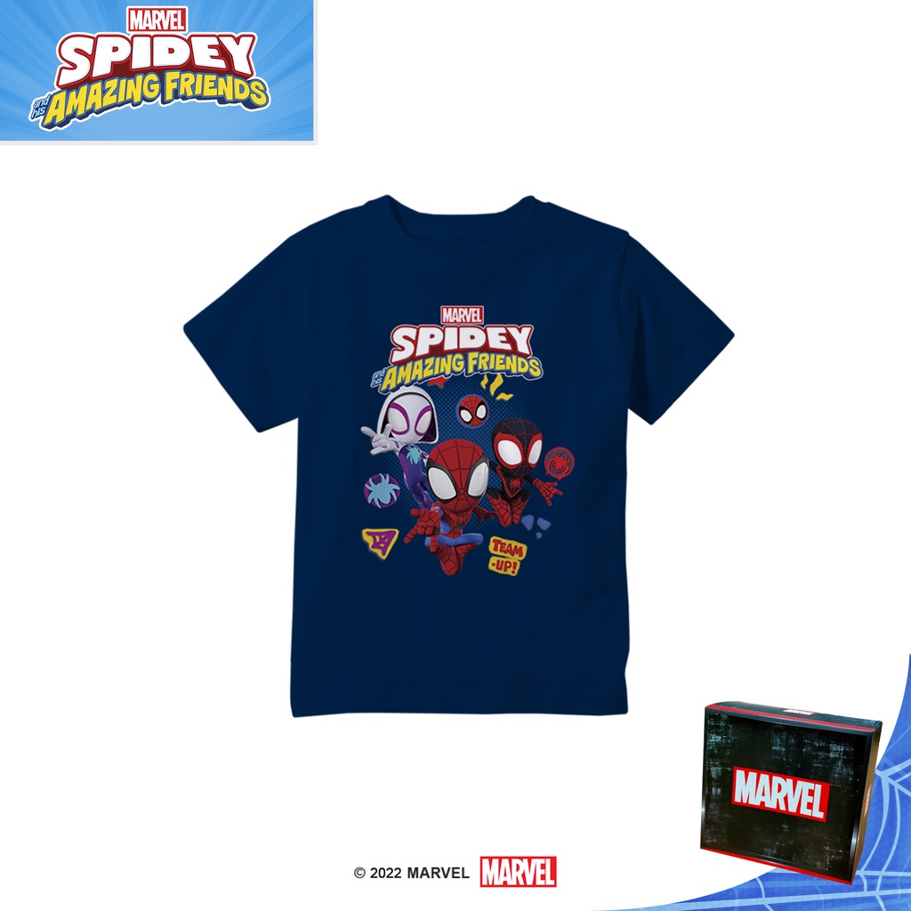 Superhero Spiderman Children's T-Shirt Spidey & His Amazing Friends