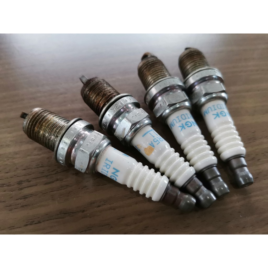 NGK LASER IRIDIUM Spark plugs IFR5A11 (1 set/4 pcs ) used Shopee