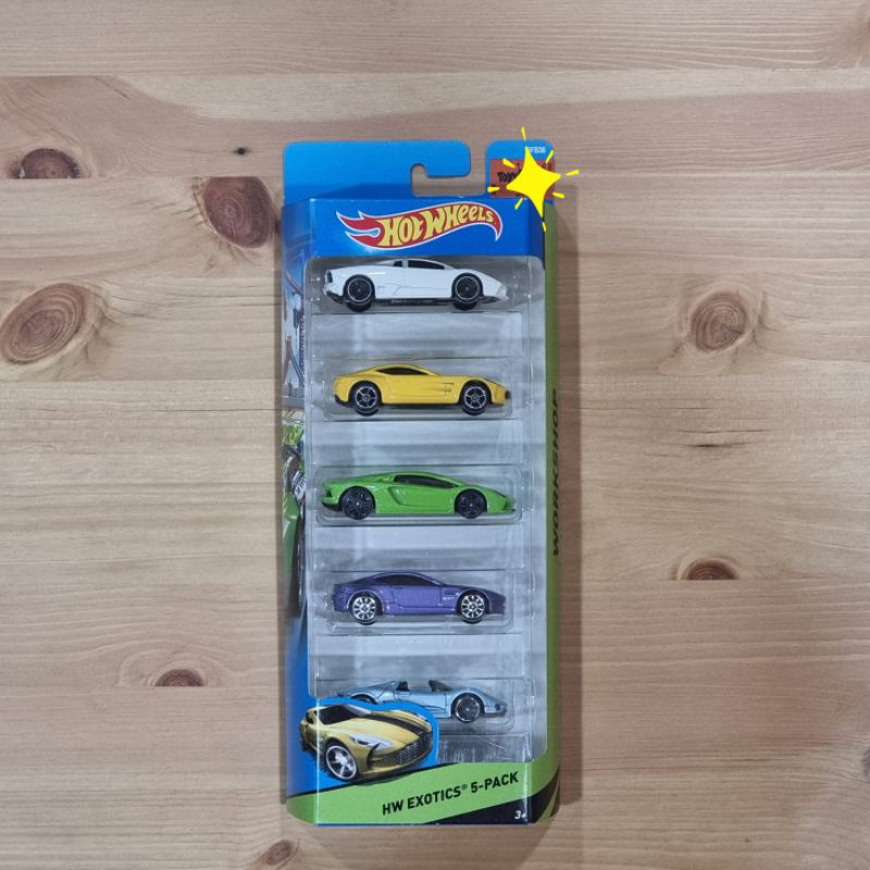 Original Hot Wheels Hw Exotics 5 Pack Shopee Malaysia 9534