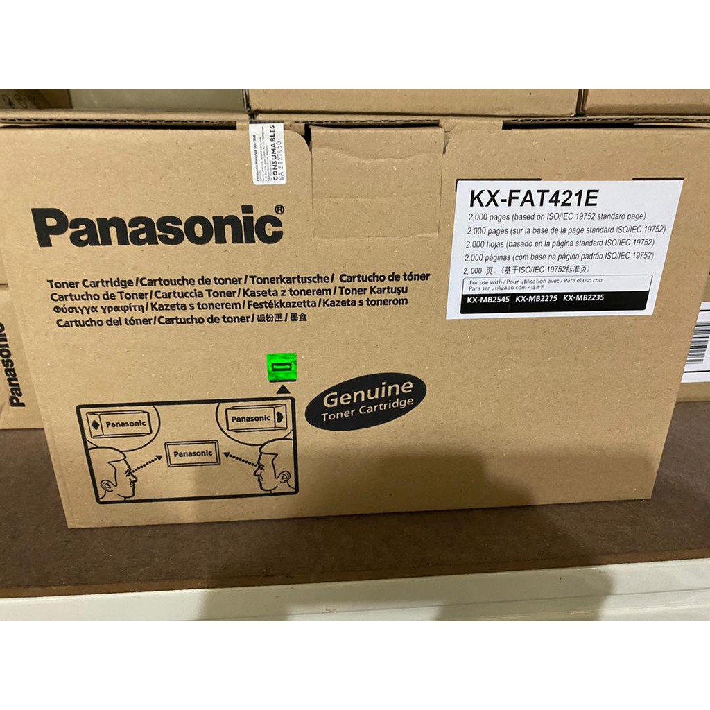 [ORIGINAL] Panasonic KX-FAT421E FAT421 421 TONER KX-FAD422E FAD422 422 ...