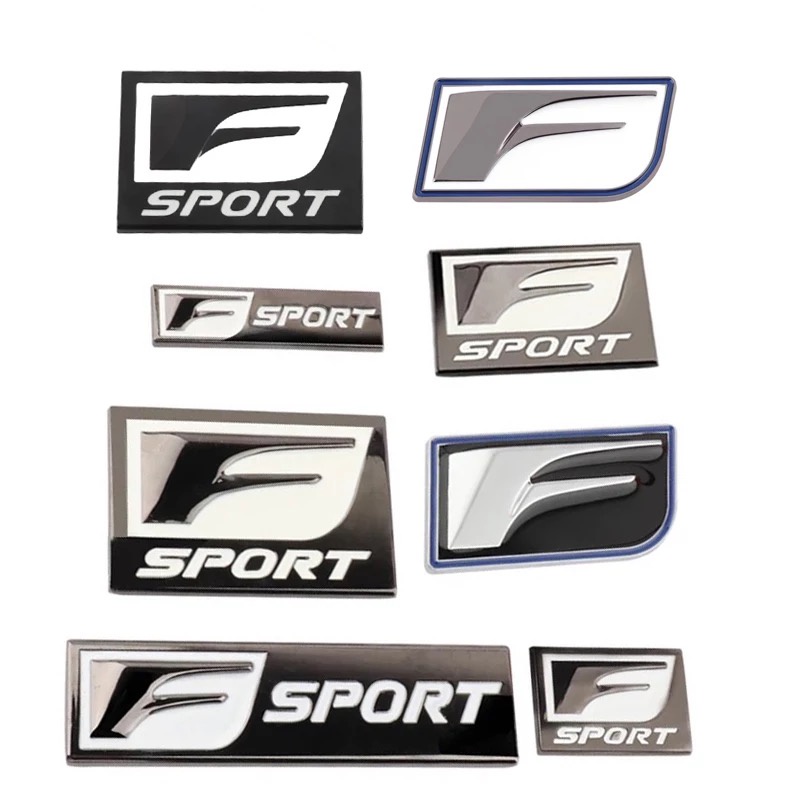 Cae 3D Metal F Sport Badge Emblem Decals Stickers For Lexus CT IS ES LS ...