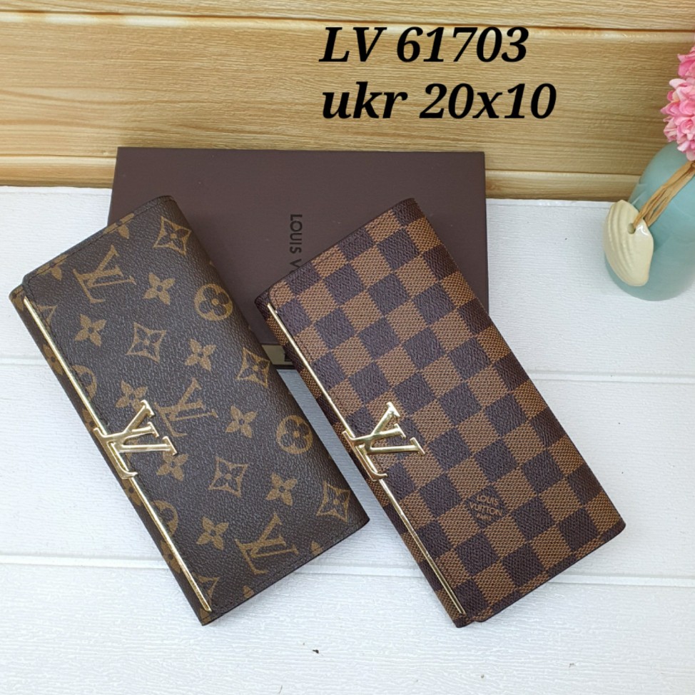 Women'S LV Wallet IMPORT / Folding Wallet / IMPORT / Women Wallet / ukr 20x10 | Shopee Malaysia