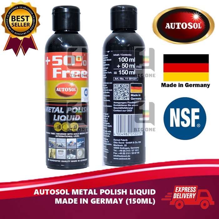 (MADE IN GERMANY) 150ML AUTOSOL METAL POLISH LIQUID Shopee Malaysia
