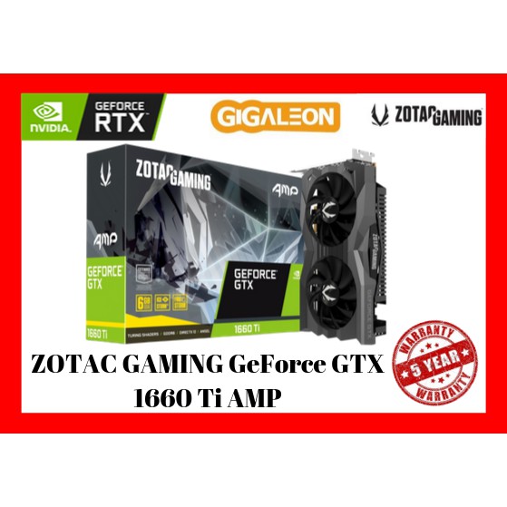 Geforce gtx best sale 1660 ti amp