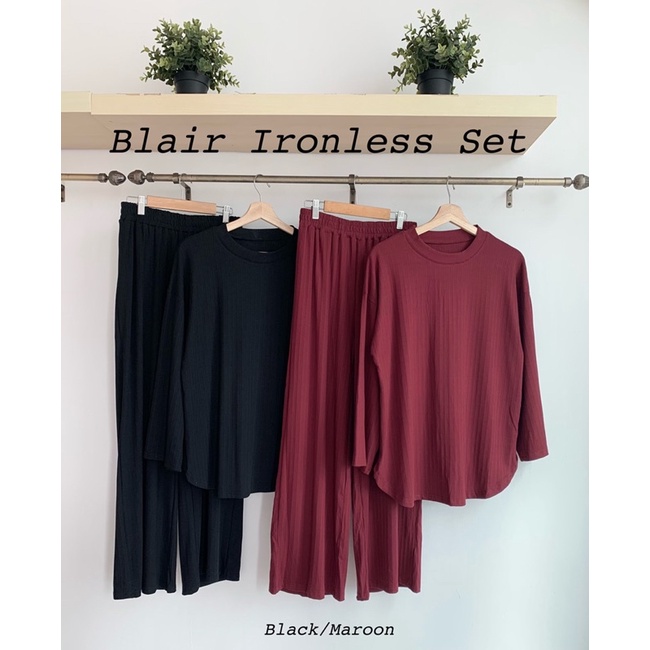 DEROSESHOP ️ BLAIR IRONLESS SET | Shopee Malaysia
