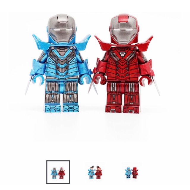 Lego iron man discount mark 33 silver centurion