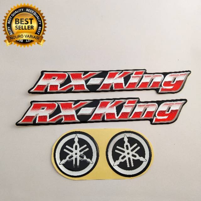 Embossed emblem, 3d RX KING LOGO sticker, full set | Shopee Malaysia