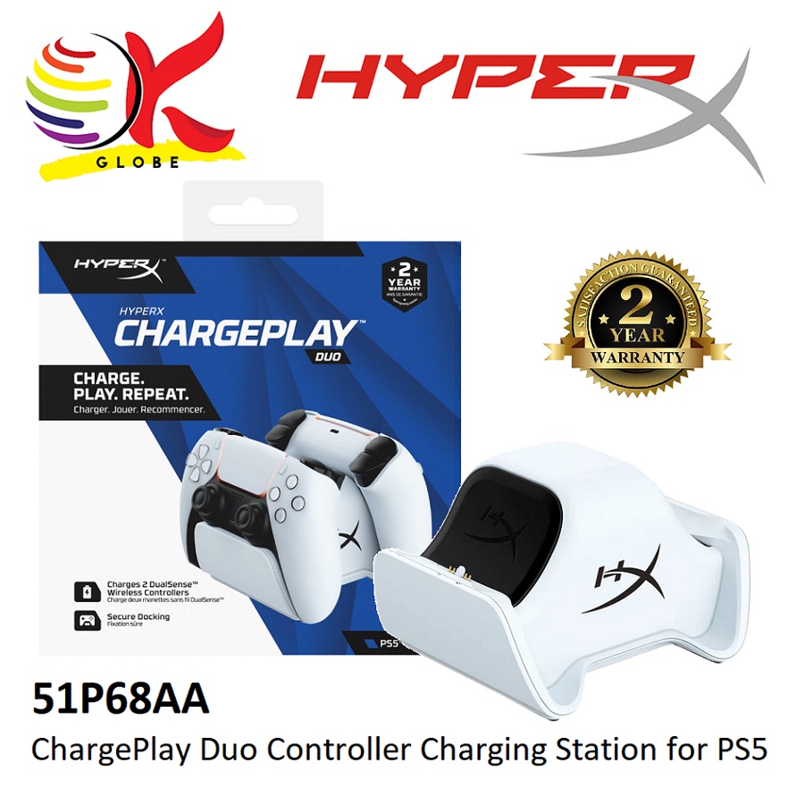 HYPER-X HYPERX CHARGEPLAY DUO CONTROLLER CHARGING STATION FOR PS5 WITH ...