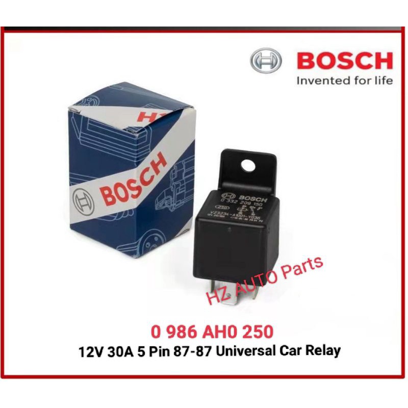 Bosch Universal Automotive Car Relay 12V 30A 5 Pin (8787) MINI Relay