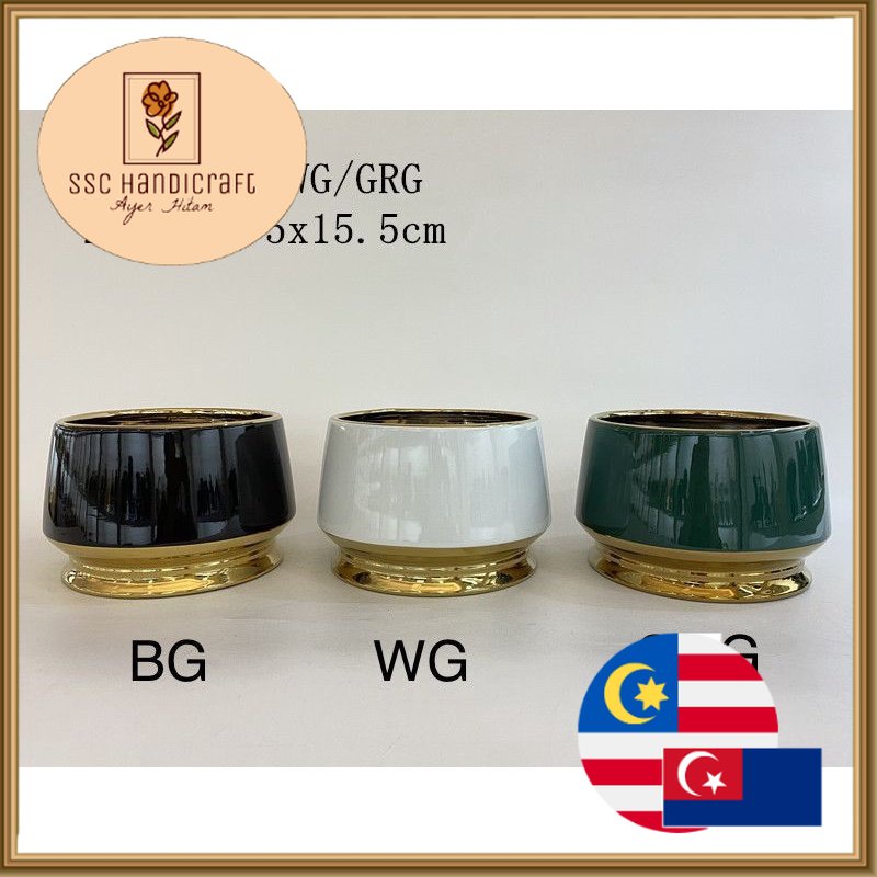 Ready stock pasu gold chorme pasu ceramic bulat pasu viral pasu paling ...
