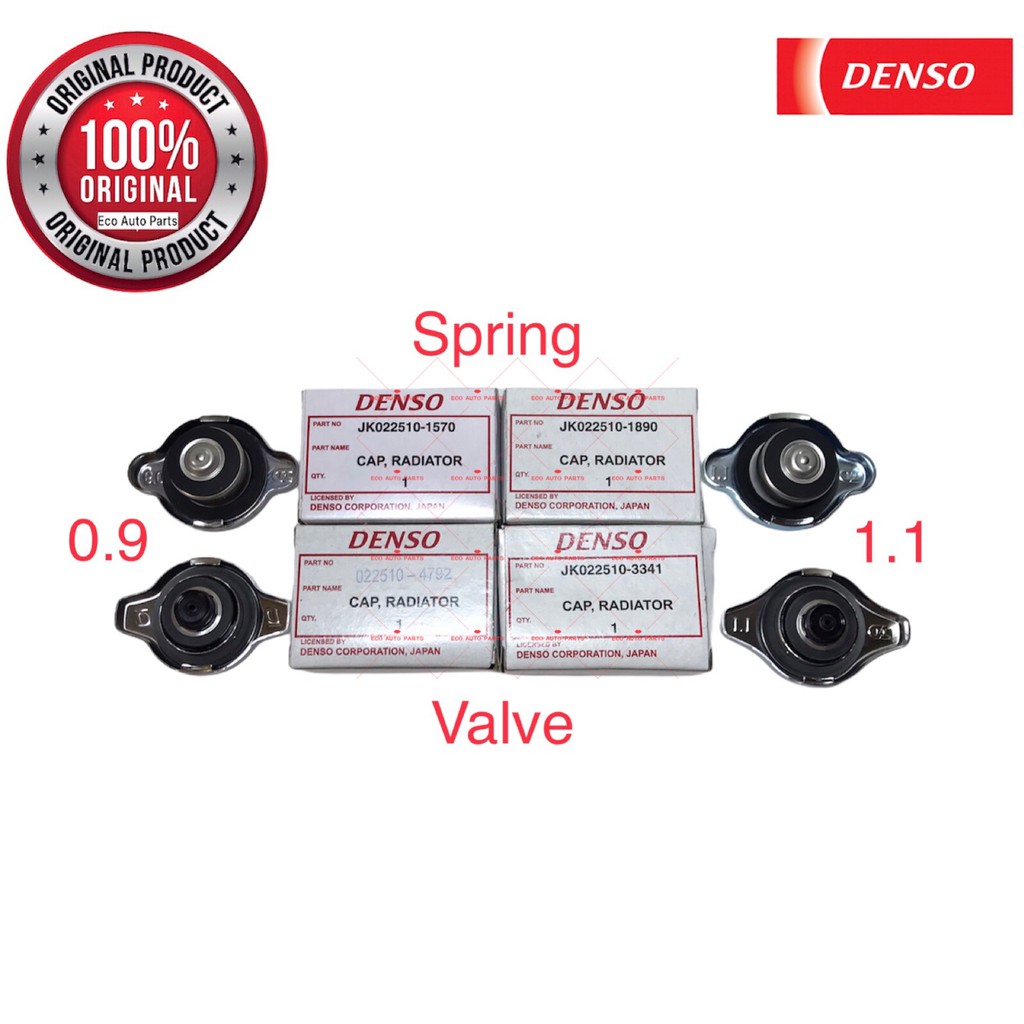 100% Original Denso Radiator Cap R123 R148 R124 R125 R126 SPRING VALVE ...