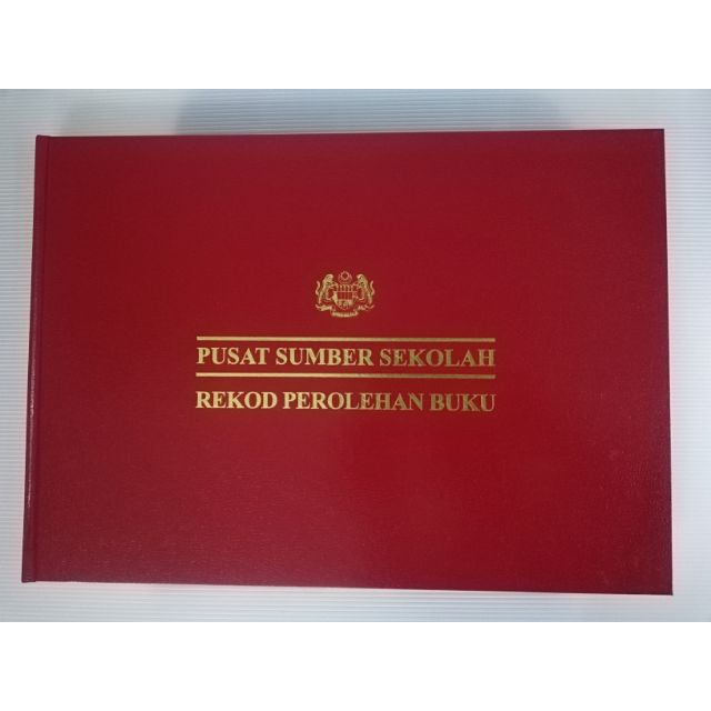 Buku rekod perolehan bahan buku | Shopee Malaysia