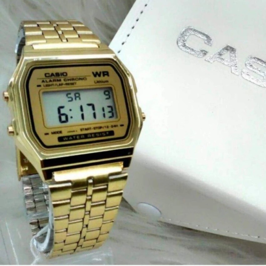 Casio wr store lithium gold