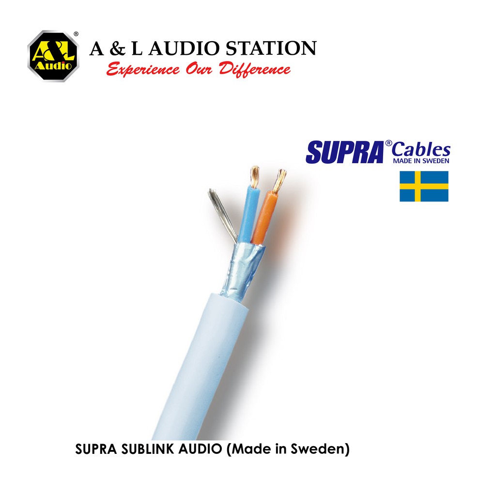 SUPRA SubLink RCA-XLR mono audio cable