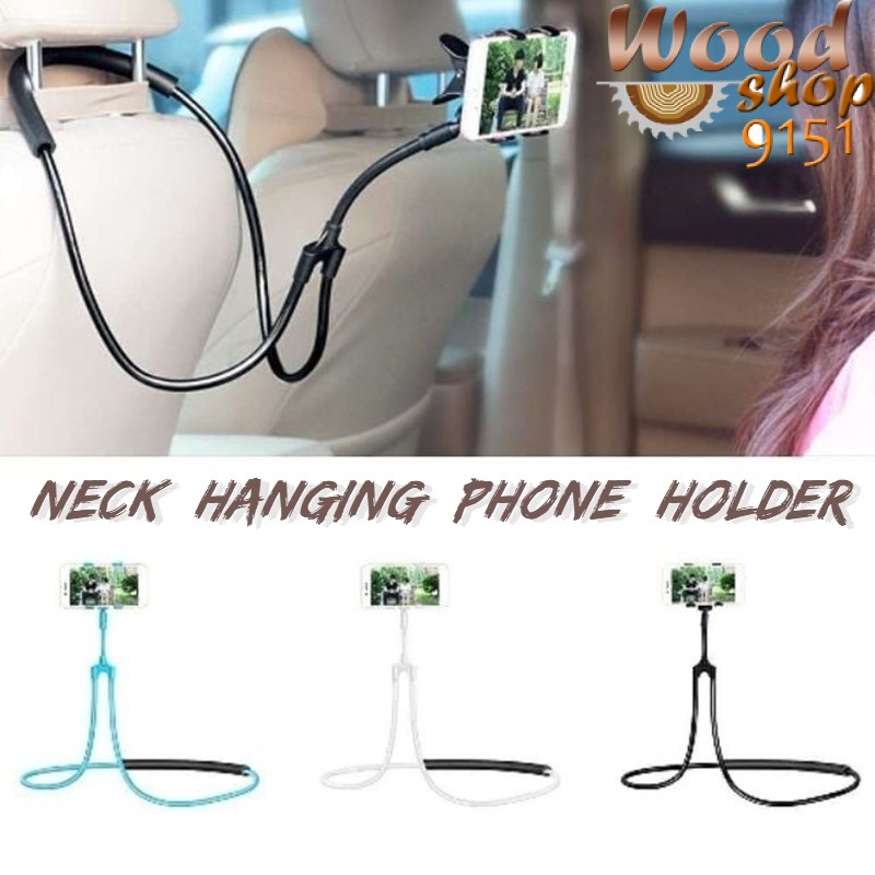 Lazy Bracket Mobile Phone Holder Hanging Neck Bed 360 Rotating Degree