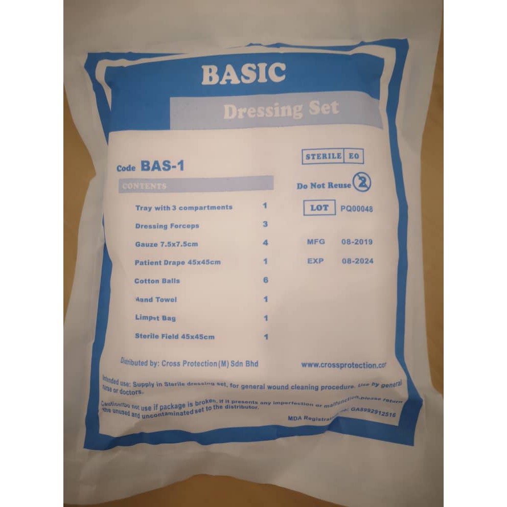 (READY STOCK) BASIC DRESSING SET 3 FORCEPS MEDIUM TRAY | Shopee Malaysia