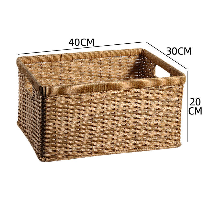 LIFESTYLE 🧺Large Size🧺 Hand-Woven Rattan Basket/Storage Box/Laundry ...