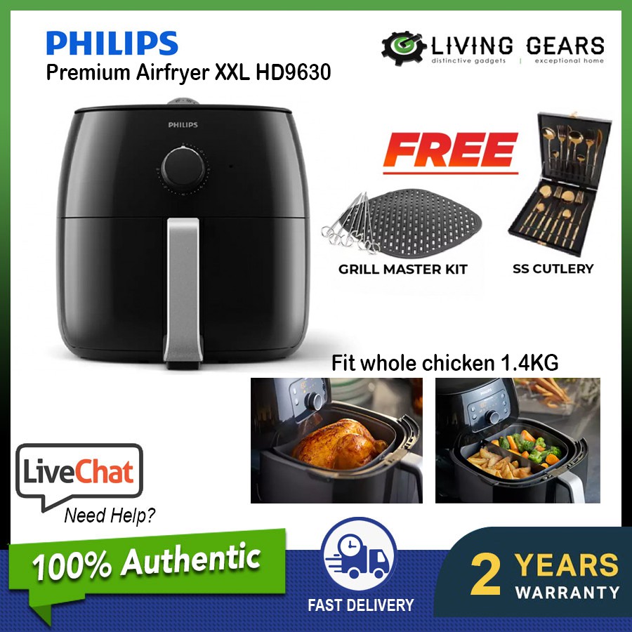 Philips 3000 Series XL Digital Window Air Fryer 5.6L - Black