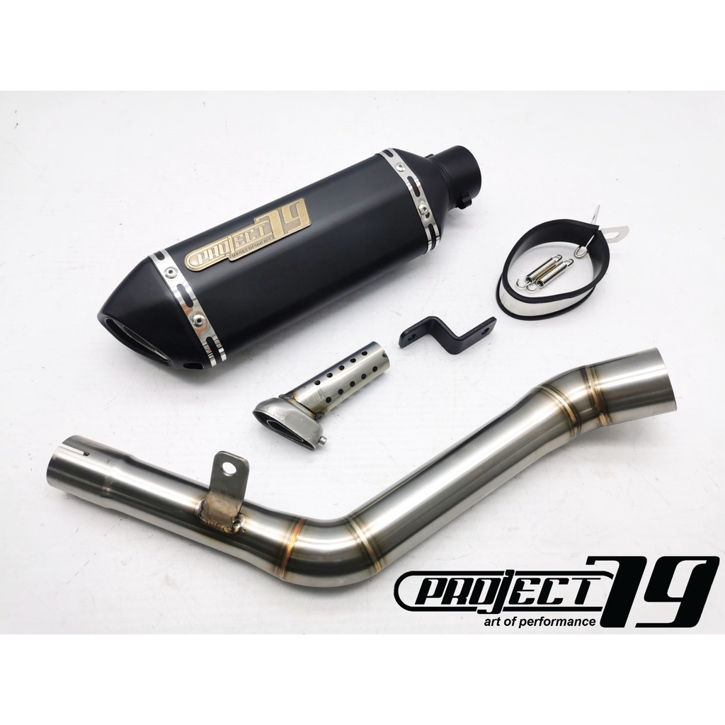 Project79 Exhaust GPX DEMON GR200R Piping Slip on Muffler Stainless ...