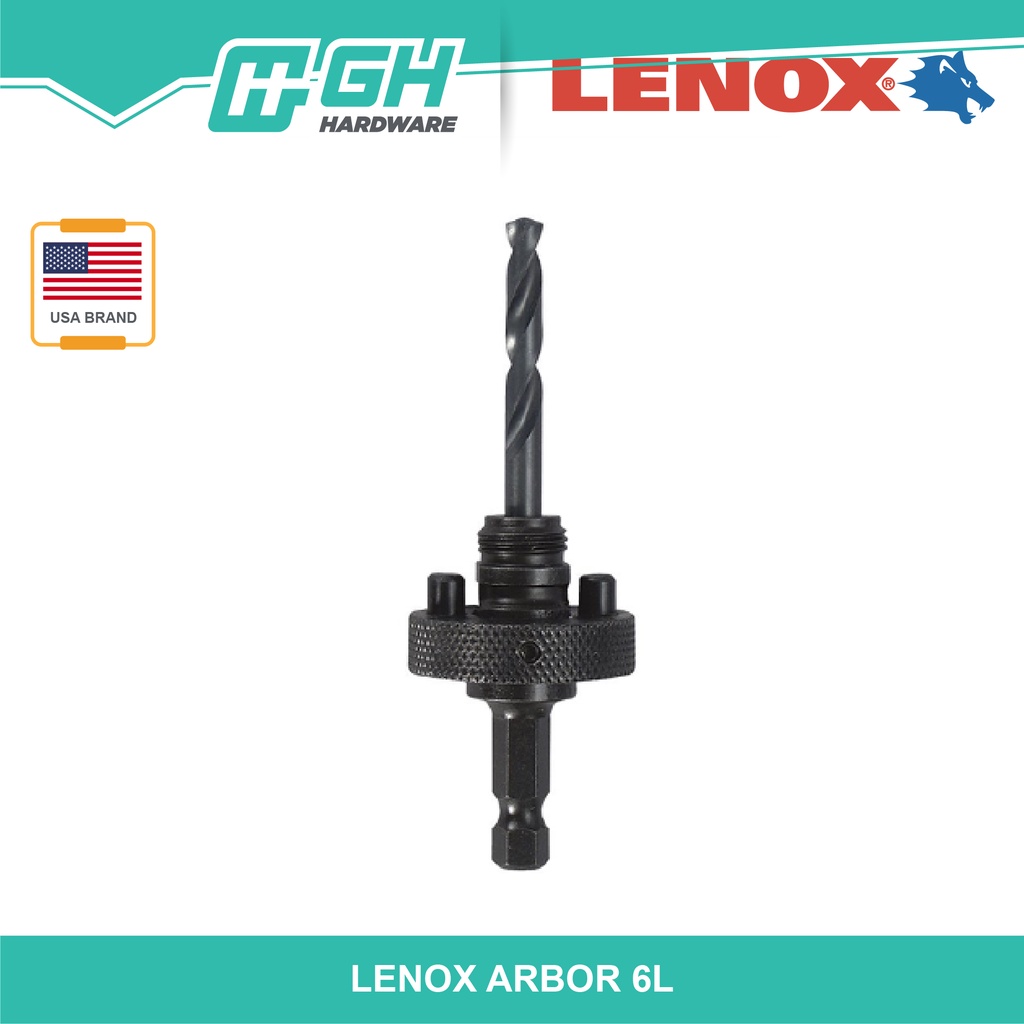 [ GH HARDWARE ] LENOX Arbor Of BiMetal Hole Saw 1L / 2L / 4L / 5L