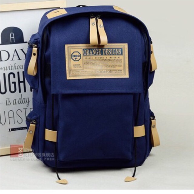 European Trendy Street Style Backpack Shopee Malaysia