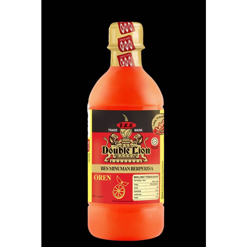 KHH DOUBLE LION FLAVOURED CONCENTRATE - TEMBIKAI SUSU (495ML) | Shopee ...