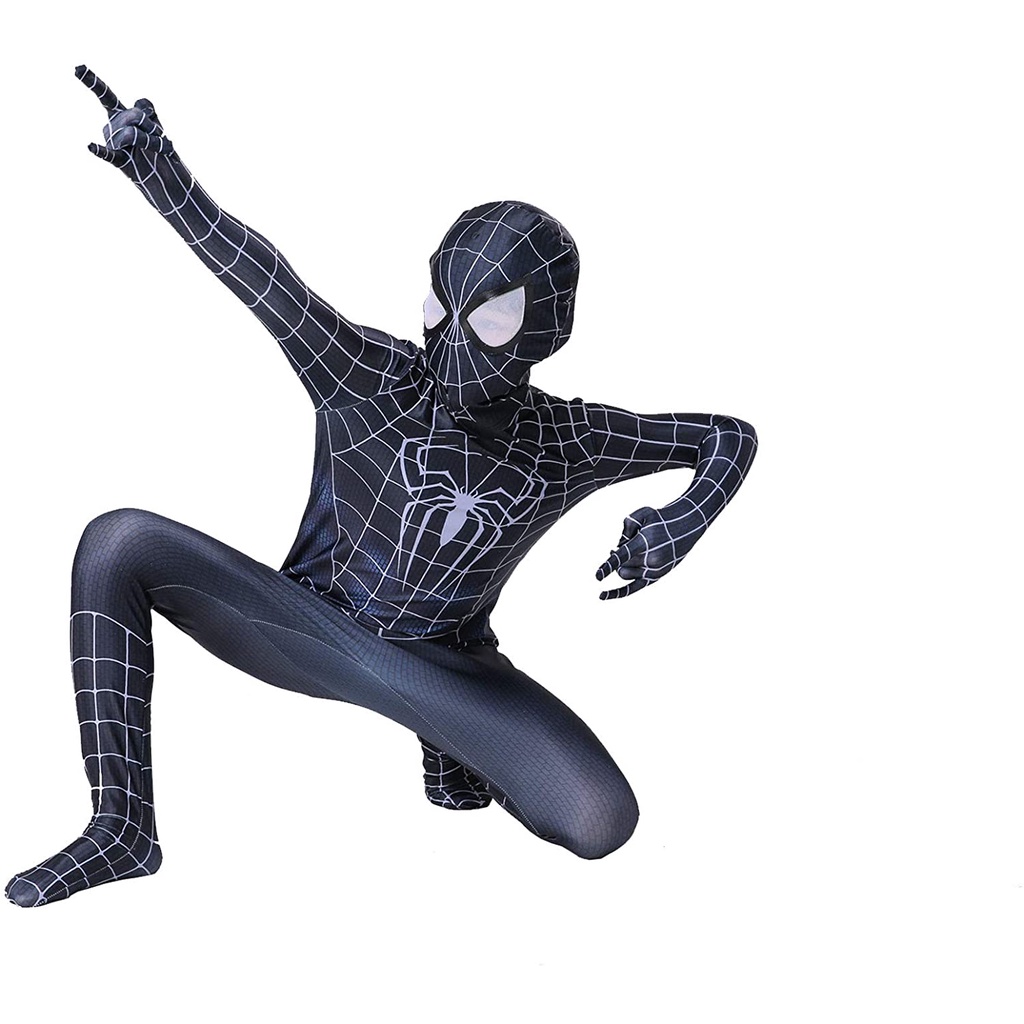 Halloween Kid Adult Avengers Hero Spiderman l Venom Panther Cosplay ...