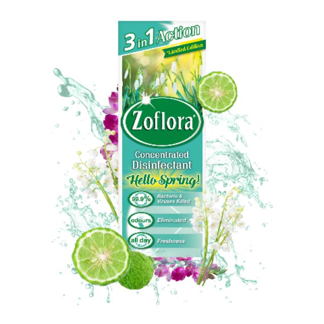 Zoflora Disinfectant Limited Edition - Hello Spring! 120ml | Shopee ...