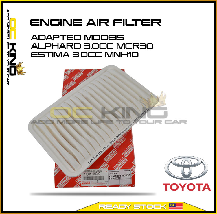 Original Toyota Engine Air Filter 178010H020 For Toyota Alphard 3.0cc