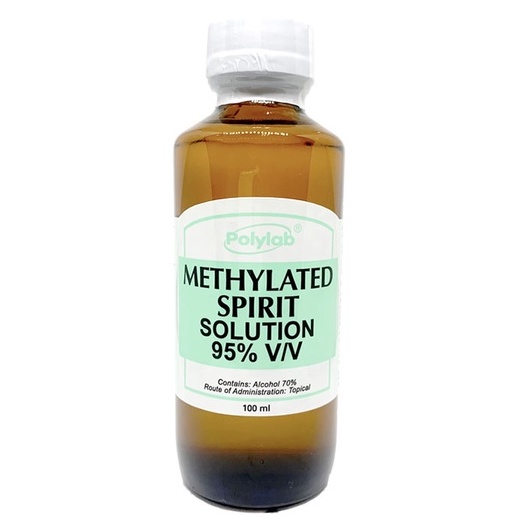 POLYLAB Methylated Spirit 95% 100mL | Shopee Malaysia
