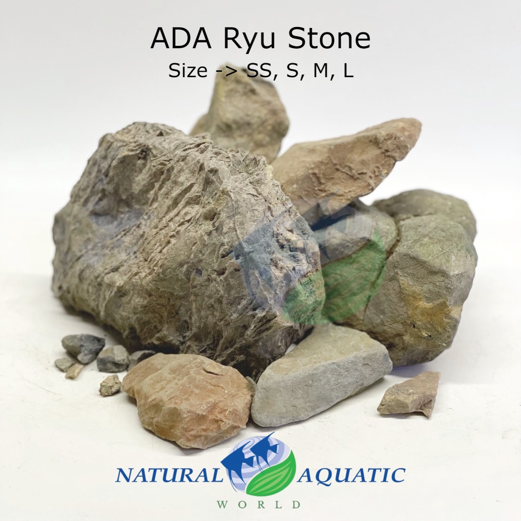 ADA RYU Stone For AquaScape, Aquarium Deco, Aquarium Stone, Iwagumi ...