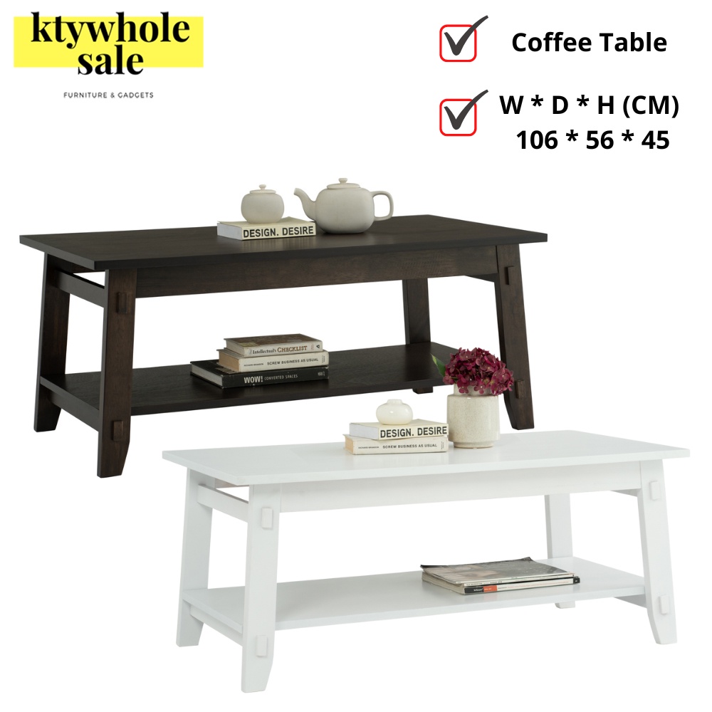 KTY HASSUN Chestnut Coffee Table Modern Wood Coffee Table Cofee Table ...