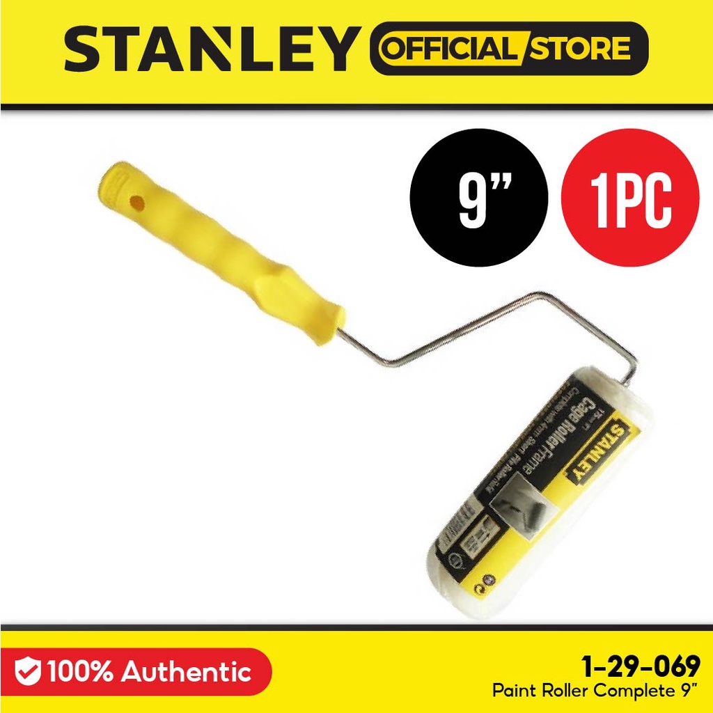 STANLEY PAINT ROLLER COMPLETE [ SIZE 7" / 9" ] ( 3 MATERIAL ROLLER