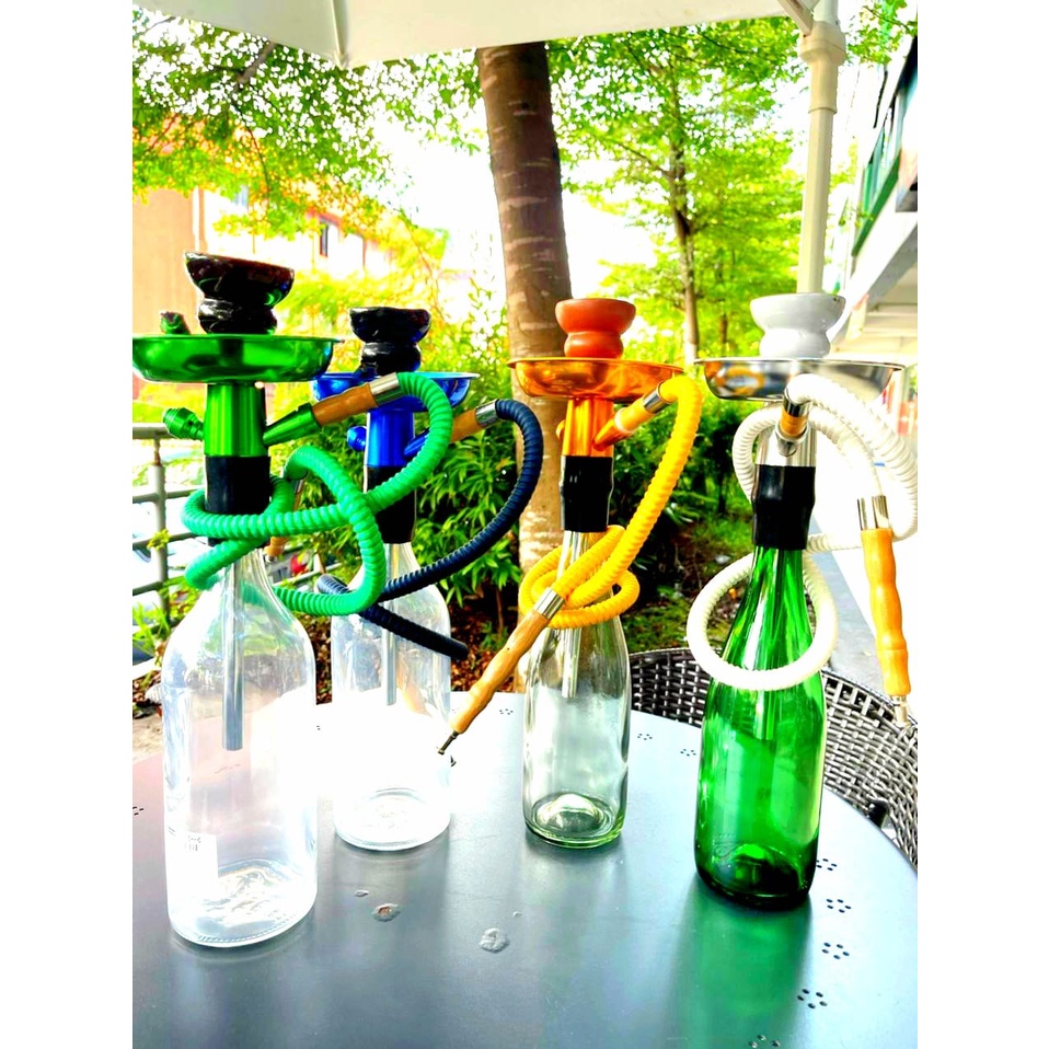 CUSTOM hookah Tukar botol dgn mudah Kecil tapi PADU Shopee