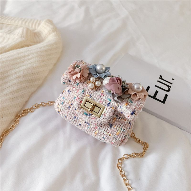 HB Kids Girls Bags Baby Girl Cotton Linen Small Square Mini Handbag Child Sling Bag Cute Crossbody Bag Shopee Malaysia